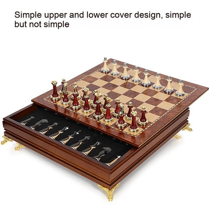 Chess Set With A Solid-wood Folding Board